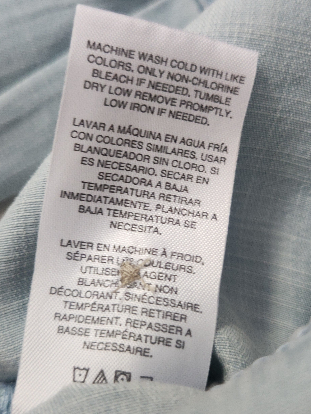 CJLA Light Blue Chambray Button Down Shirt - Picture 5 of 5